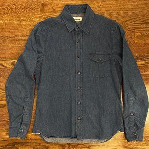 Taylor Stitch Cash Shirt in Washed Selvedge Denim